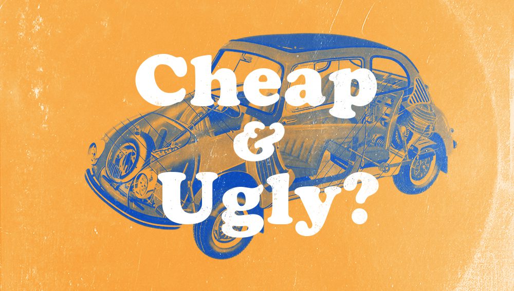 Graphic of Subaru: Cheap & Ugly?